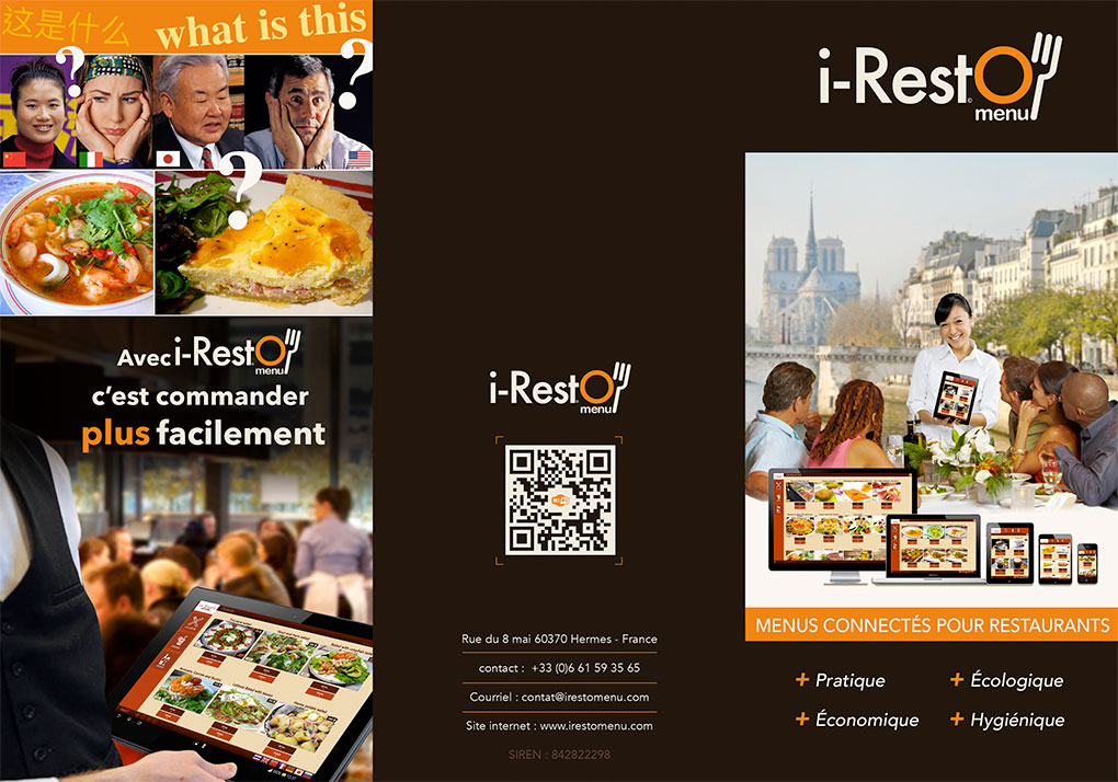 Flyer 3 volets iRestO