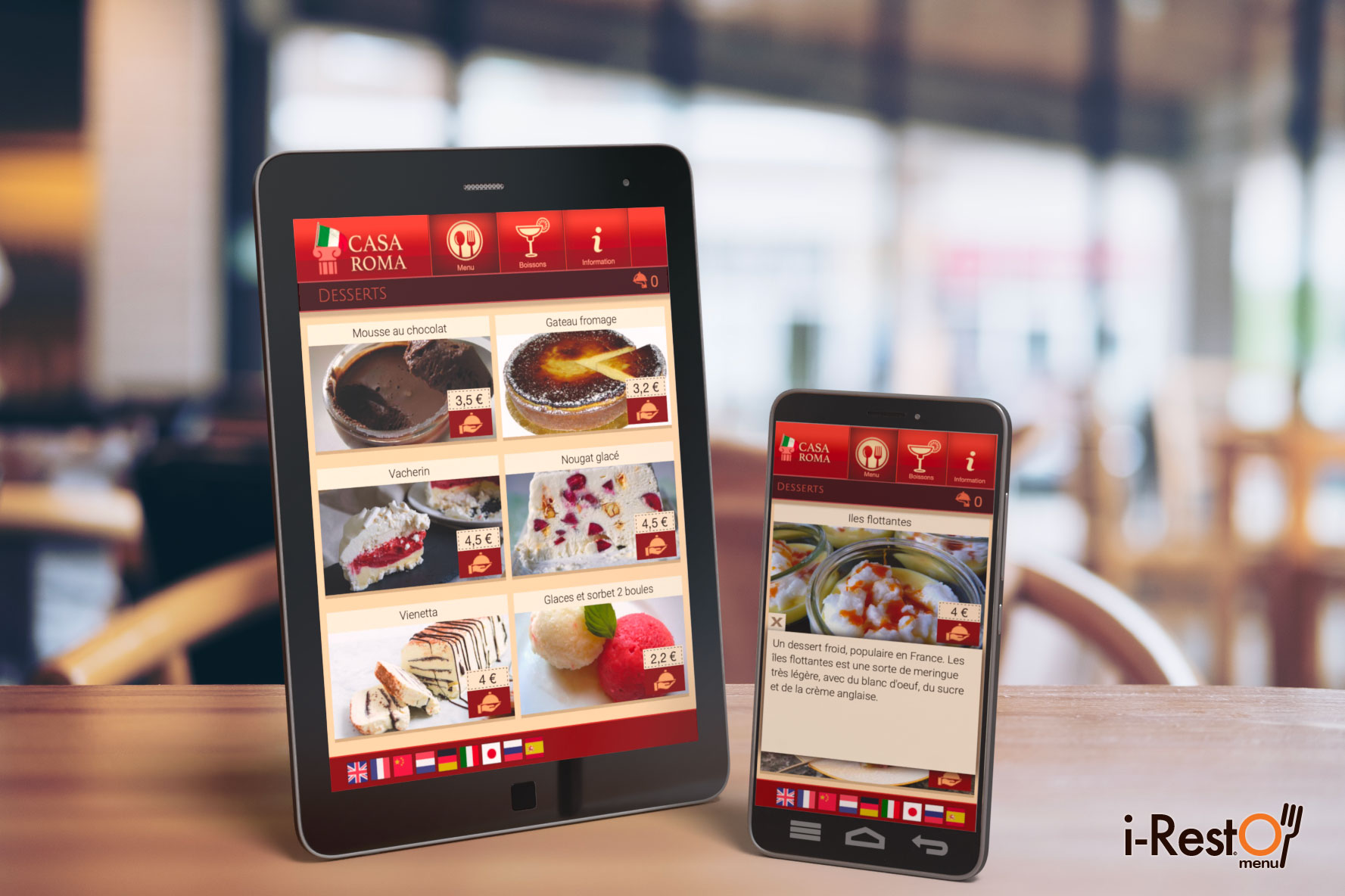 Site web pour restaurants