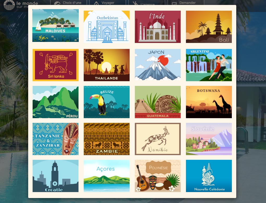 'Site Drupal Agence de voyage